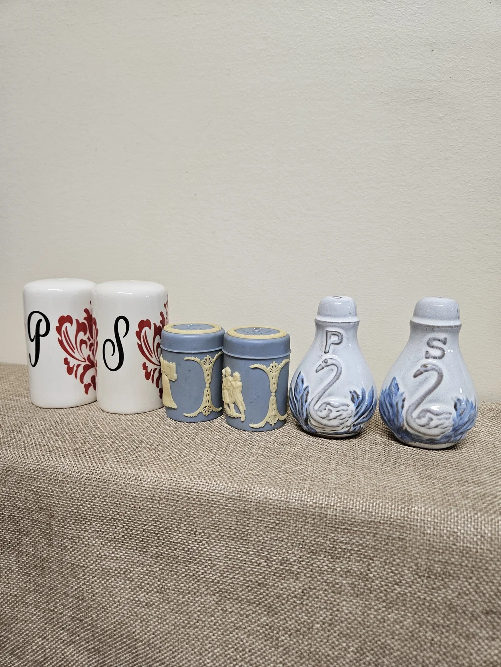 Vintage Salt & Pepper Shakers - 3 Sets